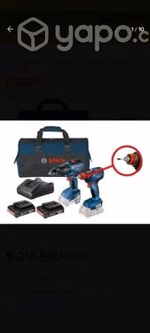 Kit Taladro Percutor + Llave Y Atornillador Impact