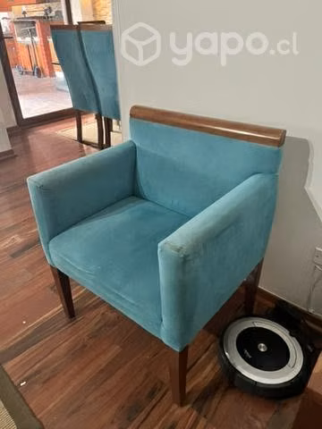 2 Poltronas con copete de Madera - Imagen 3