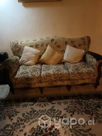 Hermoso living normando tallado completo impecable