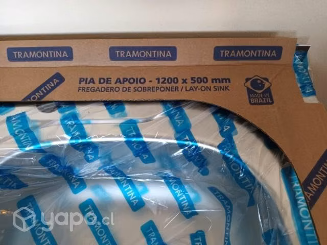 Lavaplatos doble cubeta y escurridor lado izquierd - Imagen 2