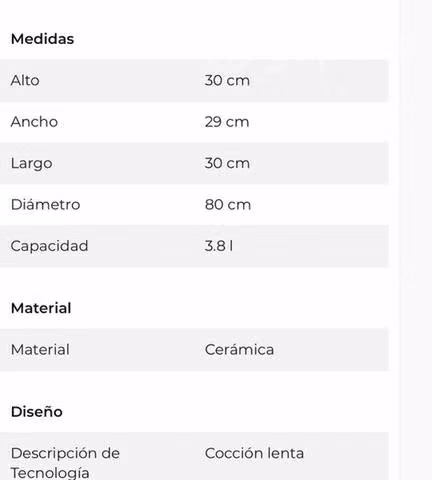 Olla eléctrica de cocción lenta