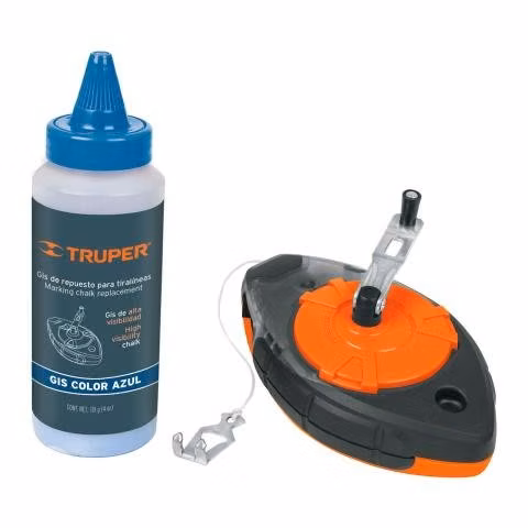Tizolineas 30 mts plasticos c/nivel - truper