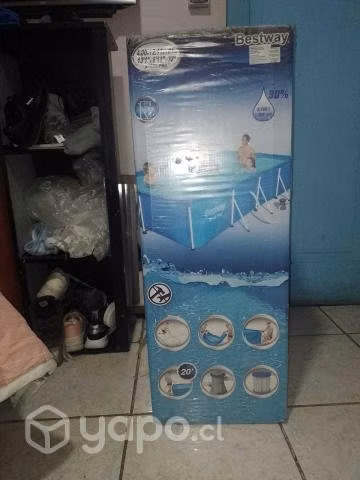 Piscina Rectangular 400X211X81Cm, 5700 Litros