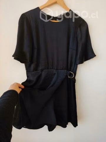 Vestido Short (Mono)Satin, marca Zara Talla L