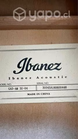 Guitarra Acústica Marca Ibañez GA3 - Imagen 4