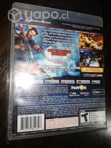 Uncharted 2. PS3. HABLADO EN ESPAÑOL