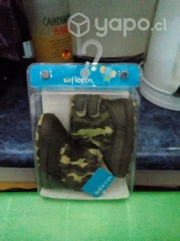 Bota bebé militar talla 17