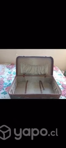 Maleta antigua 100%cuero