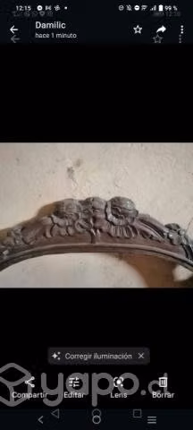 Esqueleto de sillón Luis XIV madera encino - Imagen 2