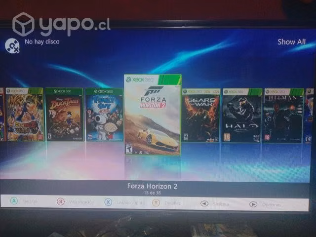 Xbox 360 liberado rgh + disco interno 70 juegos