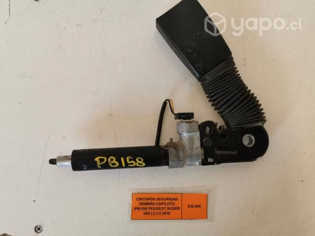 Cinturon Seguridad Hembra Copiloto (PB158) Peugeot
