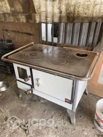 Estufa a leña reparada