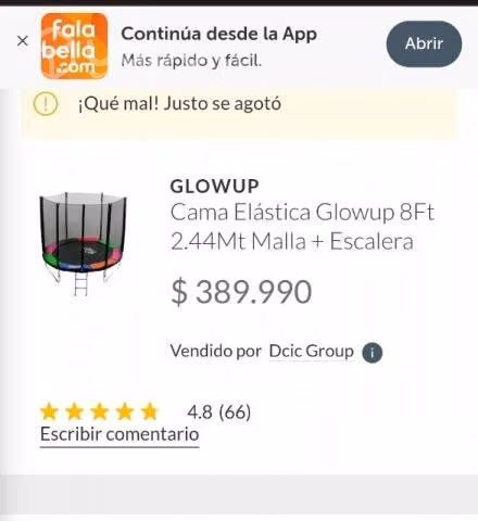 Cama elástica Glowup - Imagen 2