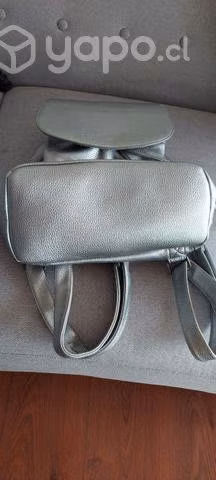 Mochila color plata Marquis - Imagen 4