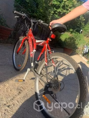 Bicicleta Roja Opaltech
