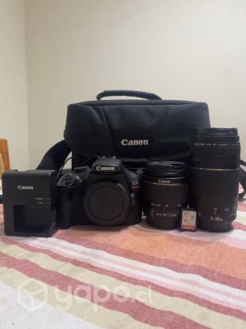 Camara canon eos rebel t6 kit full