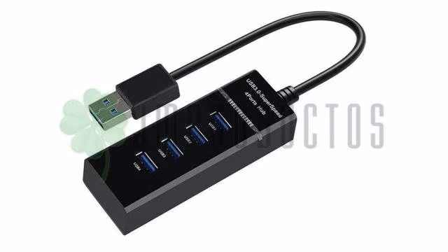 Hub Multi Usb 3.0 Duplicador Adaptador 4 Puertos
