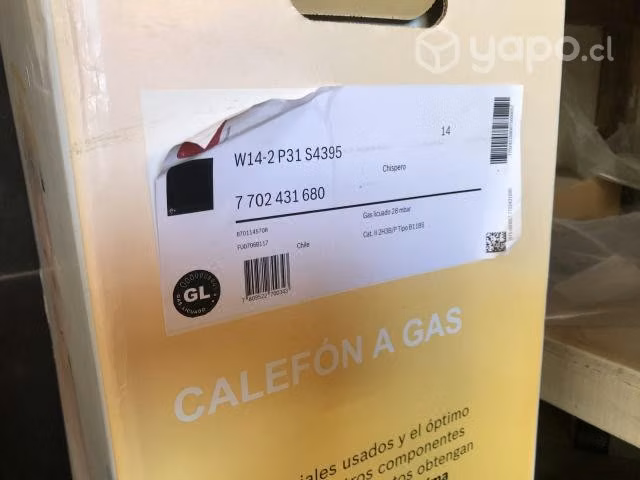 calefont junkers 14 lt - nuevo