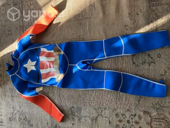 Traje de Agua completo Capitán America Talla 8