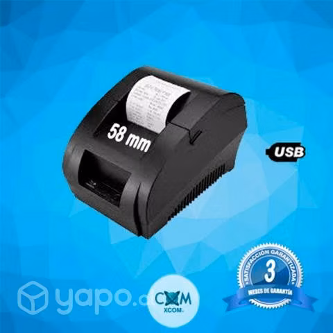 Impresora termica usb rollo 58mm xprinter