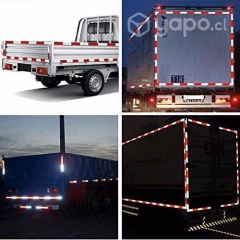 Cinta Reflectante Seguridad Rojo Blanco 45 Mts Dot - Imagen 4