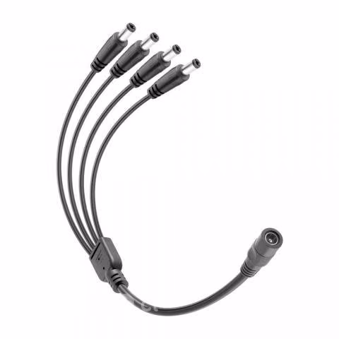 Splitter 1 Dc Hembra a 4 Dc Macho
