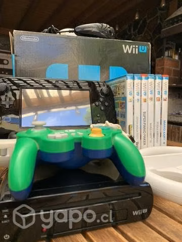 Nintendo Wii U 32gb delux edition + 6 juegos