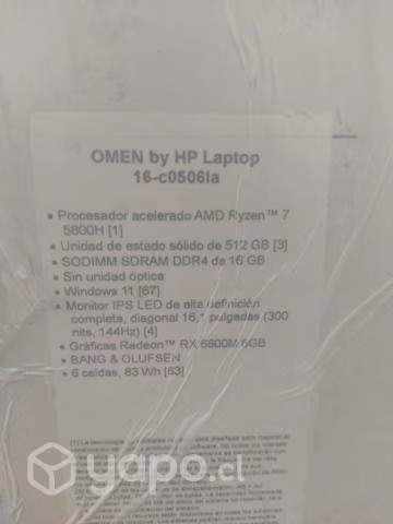 Notebook Gamer Hp Omen 16 - Imagen 5