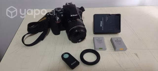 Camara nikon d3300 + objetivo 18-55