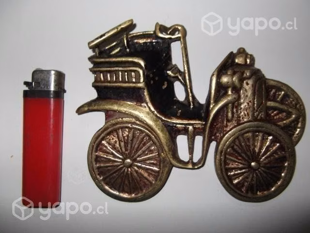Moldura Automóvil Antiguo De Bronce