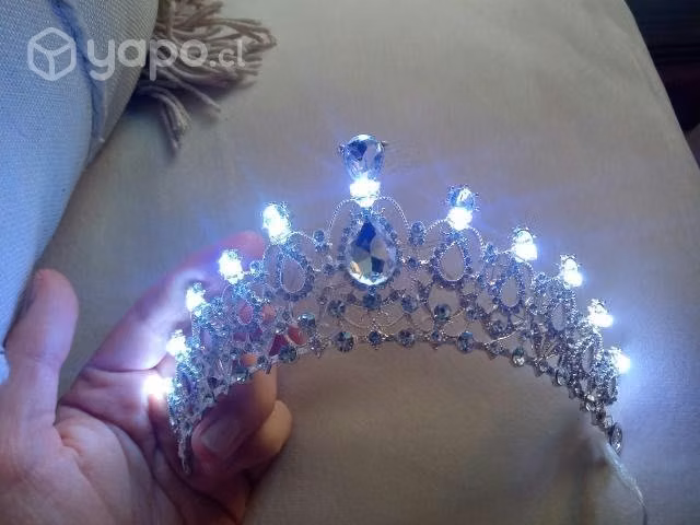 corona o diadema con luces led - Imagen 3