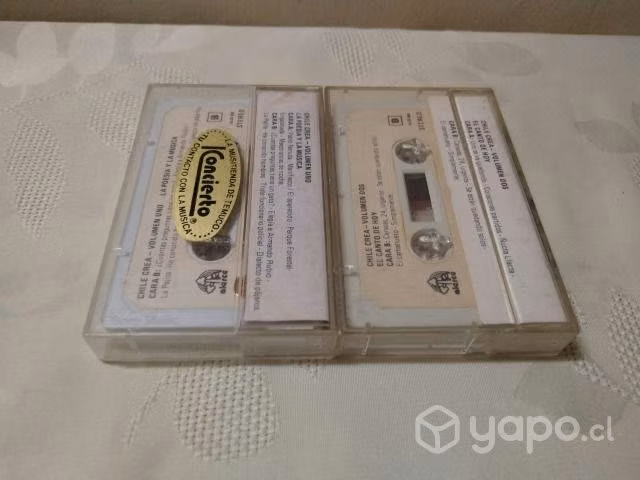 Mt85: pack tapes chile crea