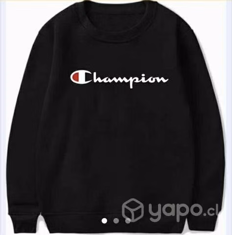 Poleron Champion negro nuevo