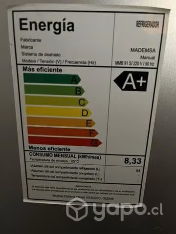 Refrigerador Mademsa