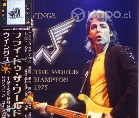 Paul Mccartney Wings box FLY TO THE WORLD 2 cd
