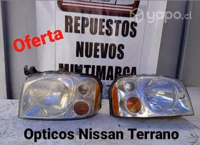 Optico Izquierdo Nissan Terrano Negro Triz