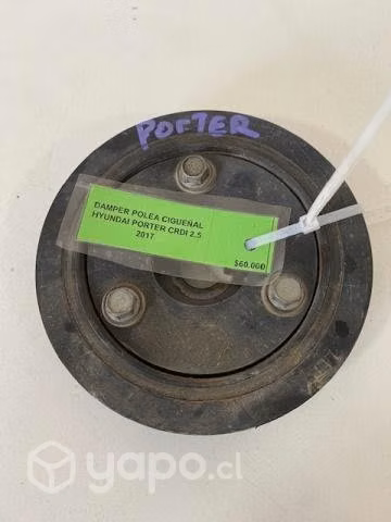 Damper polea ciguenal Porter CRDI