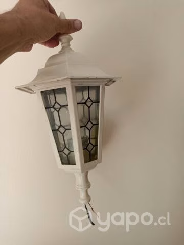 Farol de muro 100 W blanco