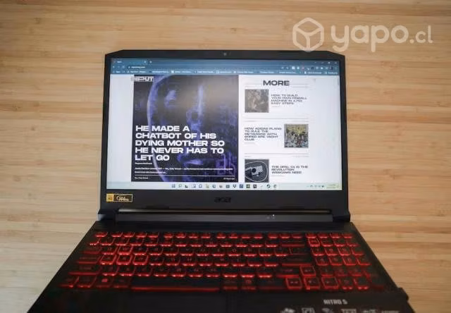 Notebook Gamer Nitro 5 gtx1650 - Imagen 5