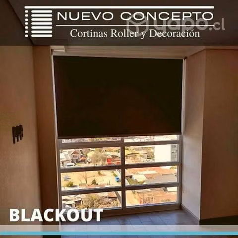 Cortinas roller a medida con instalación
