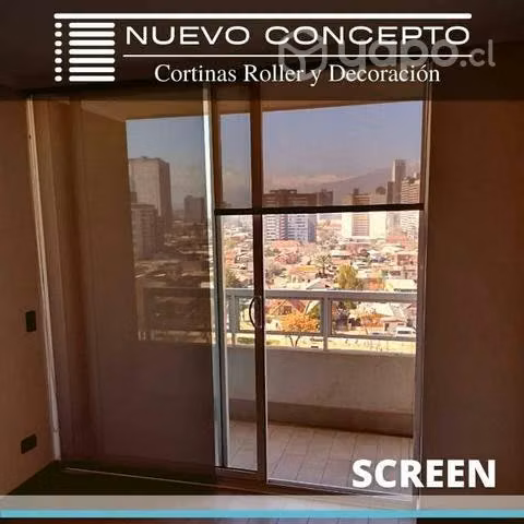 Cortinas roller a medida con instalación