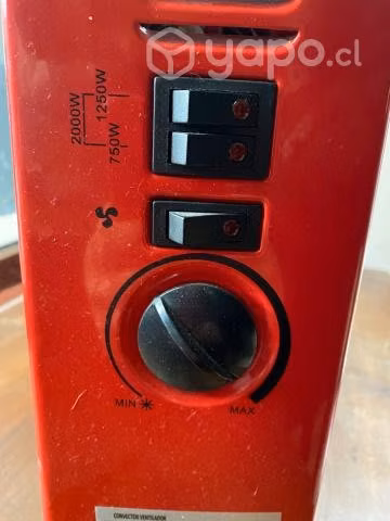Calefactor groven rojo - Imagen 3