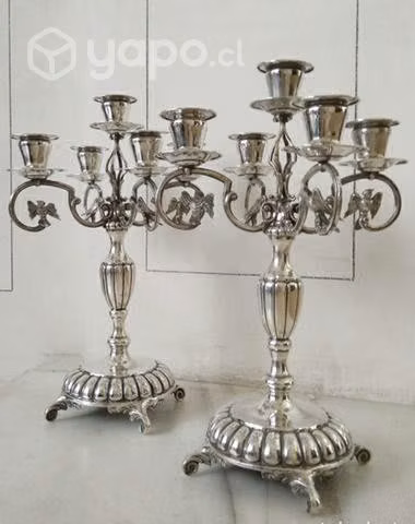 Compramos candelabros de Plata pago contado PROVID