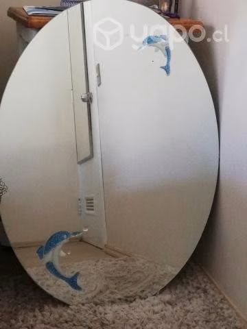 Espejo delfín baño