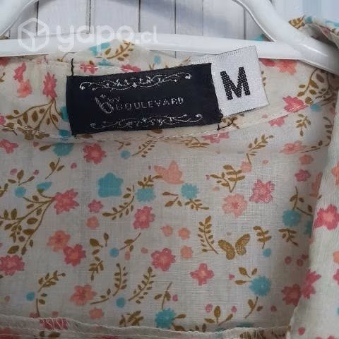 Blusa Floreada Boulevard Talla M Usada