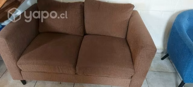 Sillón 2 cuerpos usado retapizado