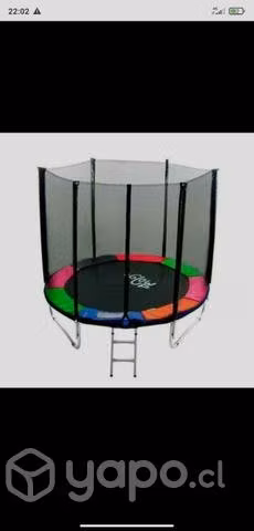 Cama Elástica 138 cm. altura Glowup