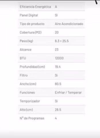 aire acondicionado inverter