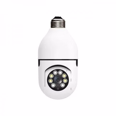 Ampolleta Con Cámara De Seguridad Panorámica Wifi