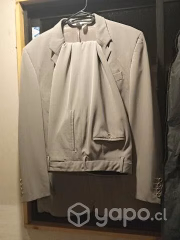 Terno de adulto talla L color gris